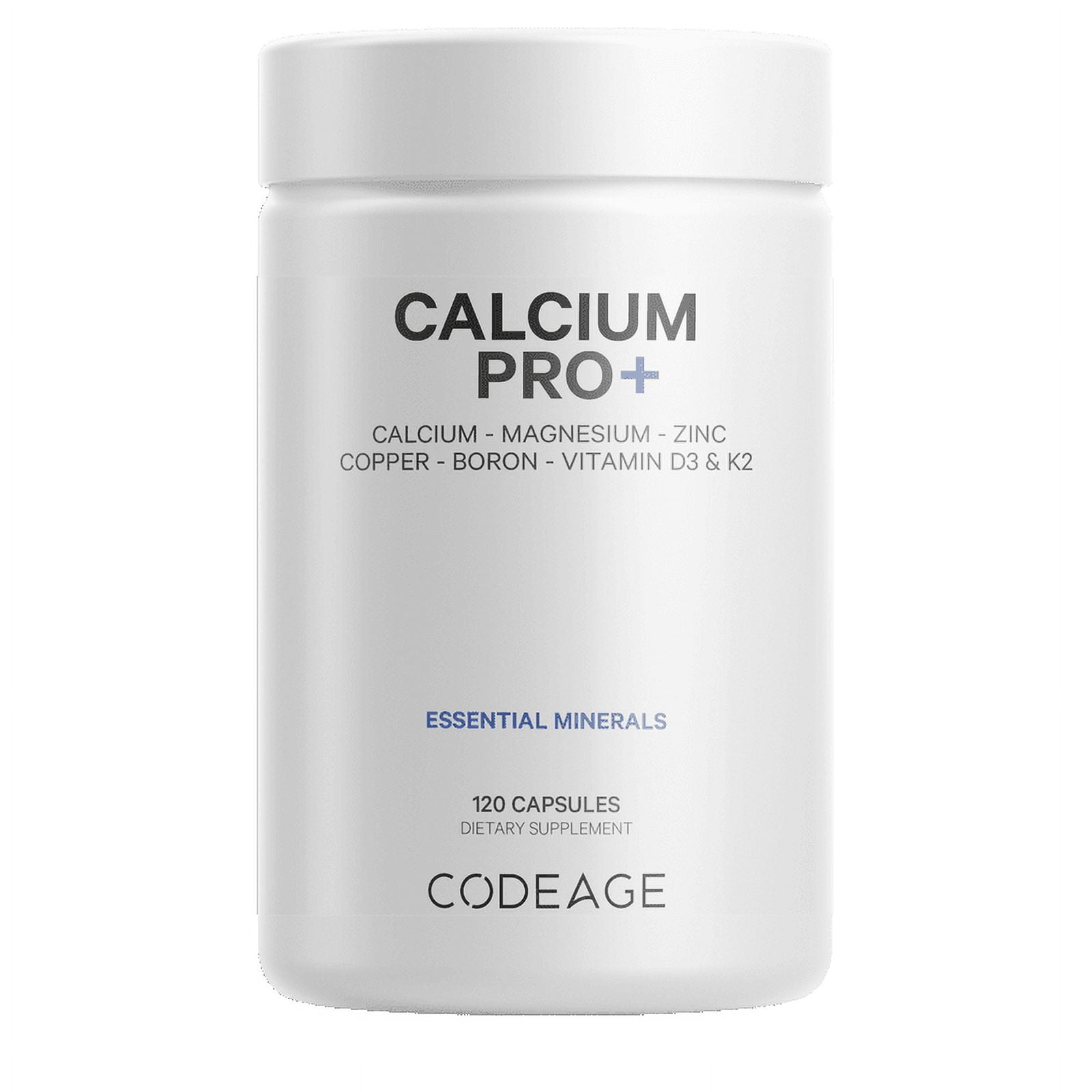 Codeage Calcium Supplement, Magnesium Zinc Copper Boron, Vitamin D3