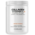 thumbnail image 1 of Codeage Collagen Peptides Powder, Type 1 & 3 Grass-Fed Bovine, Vitamin C, Enzymes, Hyaluronic Acid, 9.98 oz, 1 of 14
