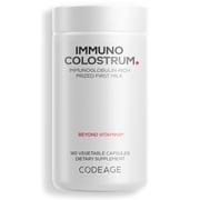 Codeage Colostrum Supplement, Immunoglobulin-Rich Grass-Fed Colostrum First Milking Capsules, 180 ct
