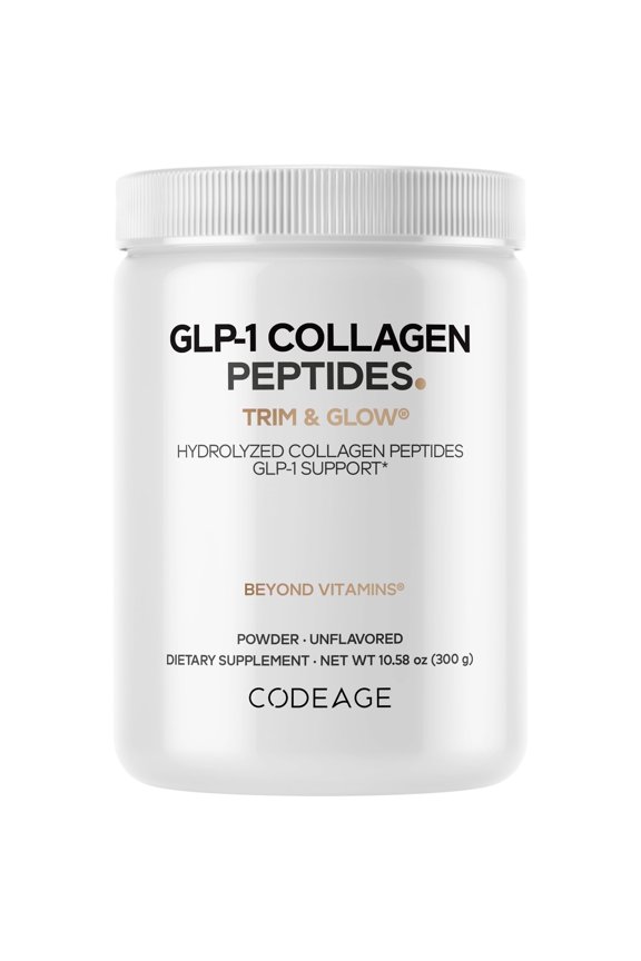 GLP-1 Collagen Powder Supplement - Nextida GC Collagen Peptides - GLP 1 Support - Hydrolyzed Collagen, Grass-Fed, Type I & III, Unflavored - Non-GMO, Gluten-Free, Dairy-Free - 10.58 Oz