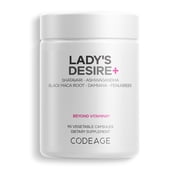 Codeage Lady's Desire+, Vitamin B6, Shatavari, Damiana, Black Maca, L-Arginine HCl, Fenugreek, 90 ct