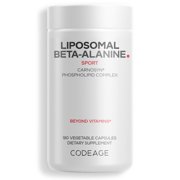 Codeage Liposomal Beta-Alanine Supplement, CarnoSyn Beta Alanine 1600 mg, Amino Acid Sports, 180 ct