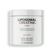 Codeage Liposomal Creatine Monohydrate Powder Supplement, Unflavored, 1-Month Supply, 30 Servings
