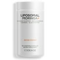 thumbnail image 1 of Codeage Liposomal Moringa+ Supplement, 400mg Moringa 50:1 Extract - 20,000mg Moringa Oleifera Leaf Equivalent - Turmeric, Ashwagandha, Black Pepper, 3-Month Supply - 180 Capsules, 1 of 11