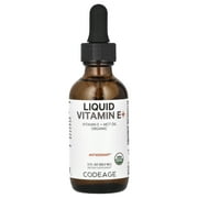 Codeage Liquid Vitamin E+, Unflavored, 2 fl oz 59.2 ml