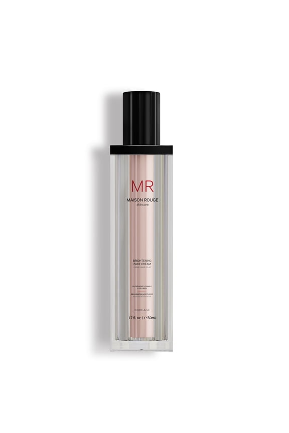 Maison Rouge Brightening Face Cream by Codeage  Glutathione Cream, Collagen Peptides, Vitamin E, CoQ10  Radiance & Antioxidant Complex  Refillable  Paraben- Free  All Skin Types  1.7 fl oz