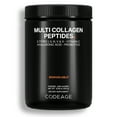 Codeage Multi Collagen Peptides + Probiotics Black Edition, Vitamin C, Hyaluronic Acid, 10.58 oz