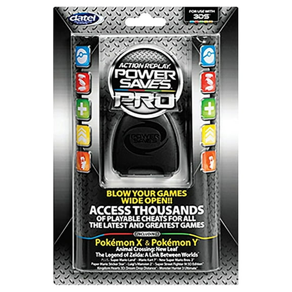 Datel Action Replay Power Saves Pro Cheat Codes For Nintendo 3DS