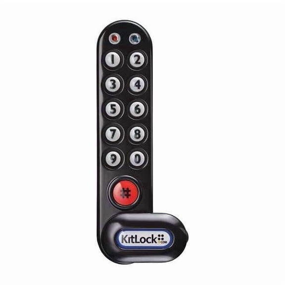 Electronic Lock,Non-Handed,Keypad KL1006KIT-BLK