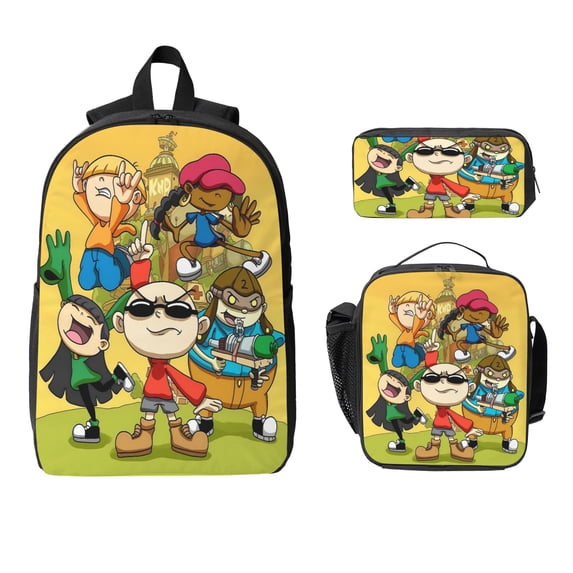 Codename Next Door 3 Piece Backpack Set With Lunch Bag Pencil Case ...