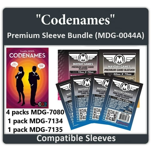 "Codenames" Compatible Card Sleeve Bundle