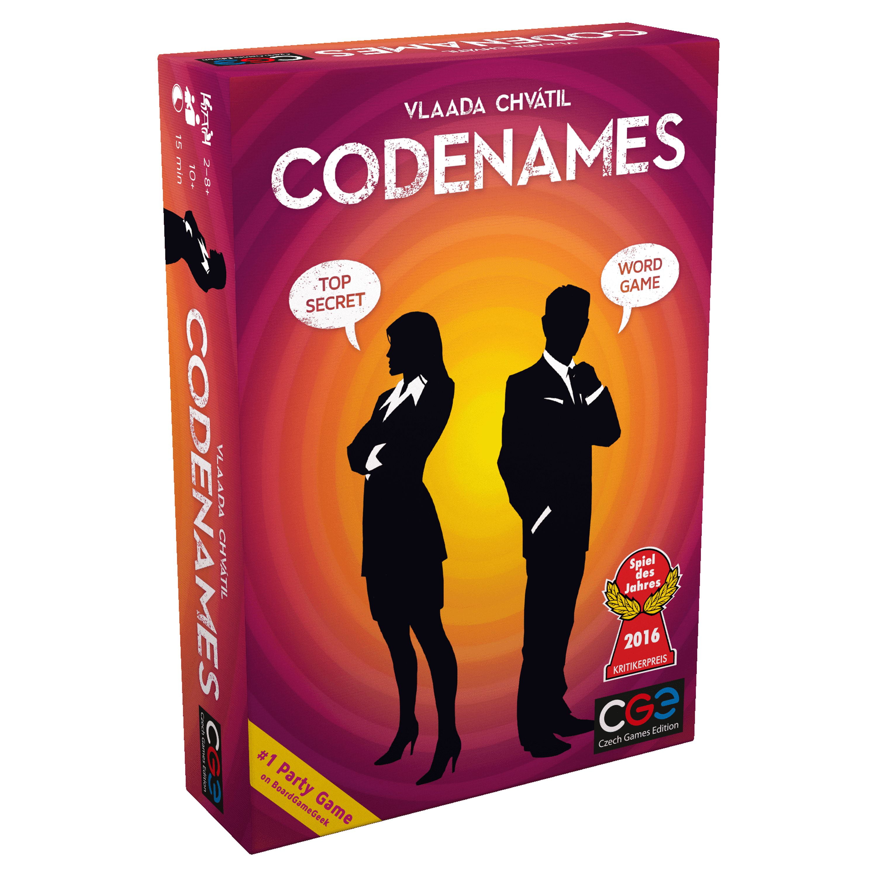 Codenames Czech Games Edition, Board Games for Family and Adults Ages 8, For 4 Players