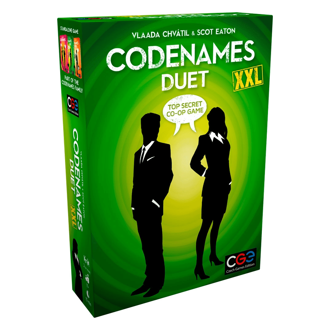 Codenames Duet XXL | CGE Board Game | Two Player Word Deduction Card Game