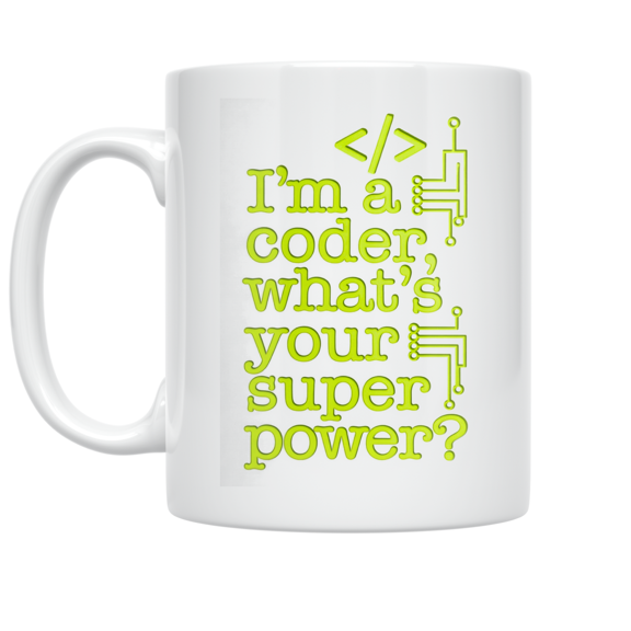 Coder Pride Design - Software Developer - 11 oz Ceramic Coffee Mug
