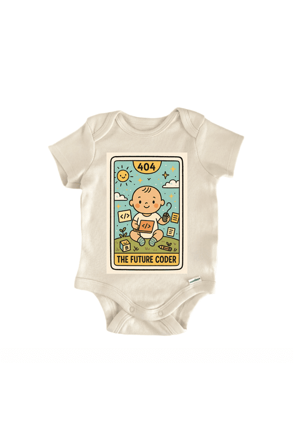 Coder Programmer Newborn Baby Bodysuit