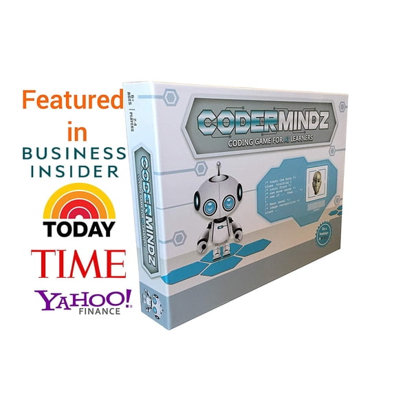 CoderMindz CoderMindz AI Adventure Board Game, STEM Learning, 2–4 Players, Ages 6+, 2 x 11 x 2 In