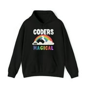Coders Are Magical Graphic Hoodie Sweatshirt, Sizes S-5XL