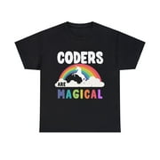 Coders Are Magical Unisex Graphic Tee Shirt, Sizes S-5XL