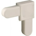 thumbnail image 1 of Codes 14336 Color White Plastic, Mobile Home Screen Frame Corner, 1/4" x 5/8", (3 Set of 20), 1 of 1