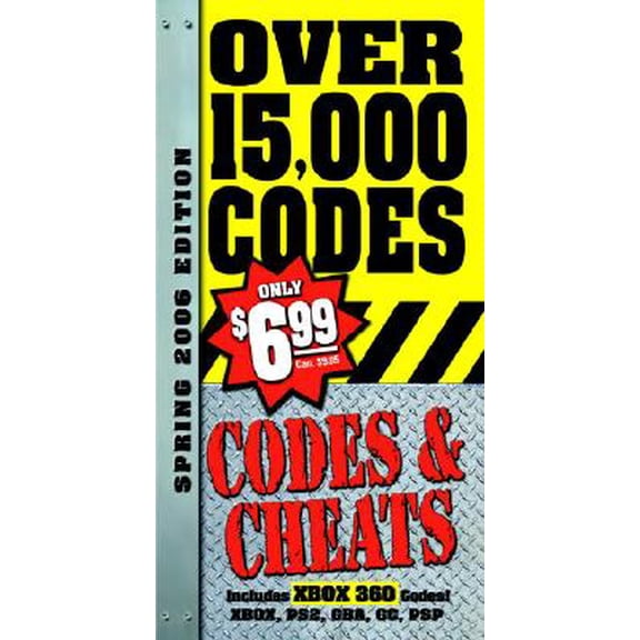 Pre-Owned Codes & Cheats Spring : Over 15,000 Codes