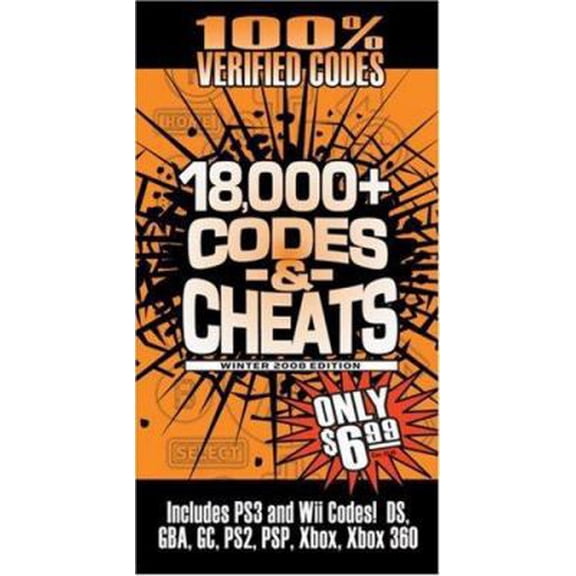 Pre-Owned Codes & Cheats Winter 2008 (100% Verifed Codes): Prima Games Code Book (Paperback) 0761556680 9780761556688