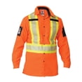thumbnail image 1 of Big Bill 144HVP High Visibility Long-Sleeve Ripstop Shirt-Orange-Tall-2XL, 1 of 2