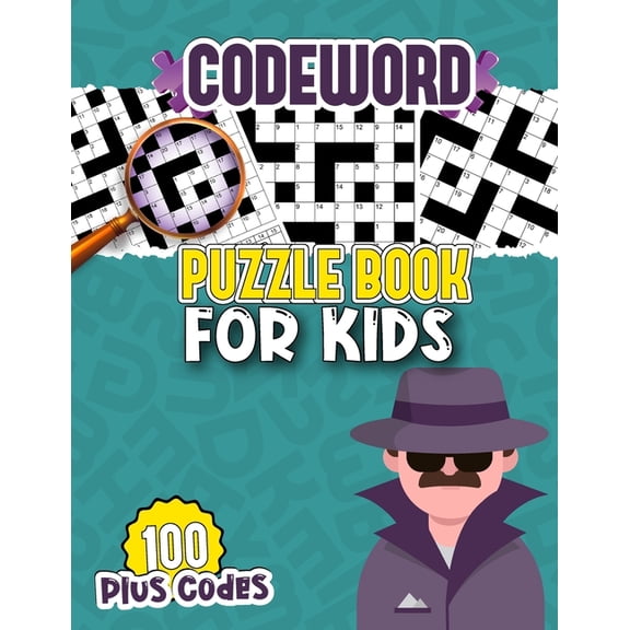 Codeword Puzzle Book For Kids: Secret Codes to Crack and To Do Fun With Word Games Book With Solutions For Kids (Paperback)