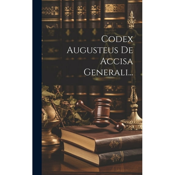 Codex Augusteus De Accisa Generali... (Hardcover)