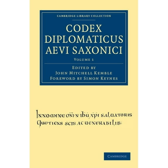 Codex Diplomaticus Aevi Saxonici, (Paperback)