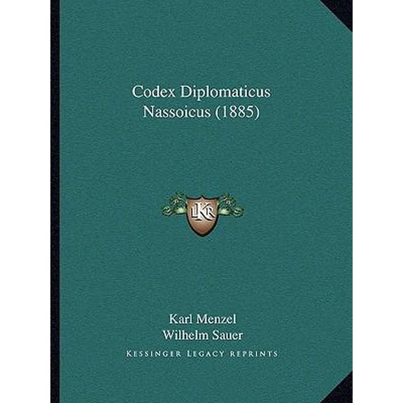 Codex Diplomaticus Nassoicus (1885) Paperback
