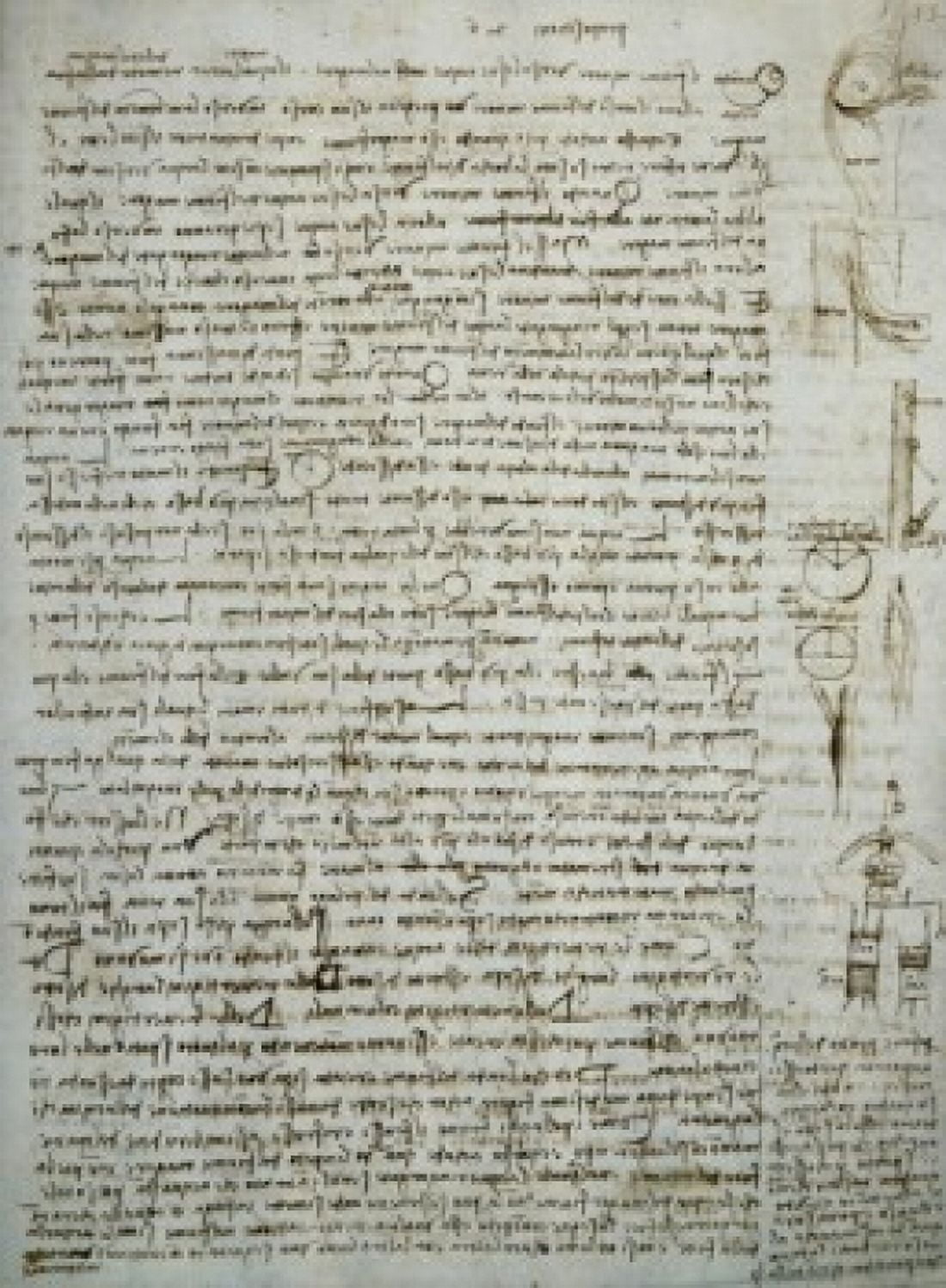 Codex Leicester River Theories Leonardo da Vinci (1452-1519Italian) Drawing Armand Hammer Foundation Los Angeles California USA Canvas Art - Leonardo da Vinci (24 x 36)