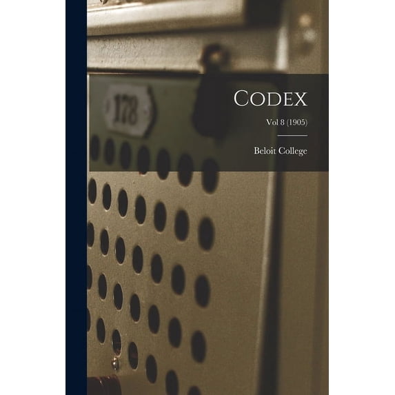 Codex; vol 8 (1905), (Paperback)
