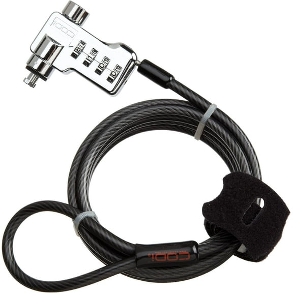 Codi 4-digit Combination Notebook Computer Titanium Cable Lock for Pc and Mac