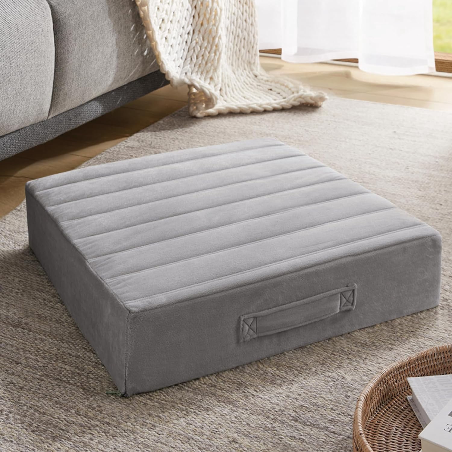 Codi Floor Cushions for Adults, Large Meditation Pillows with Thick ...