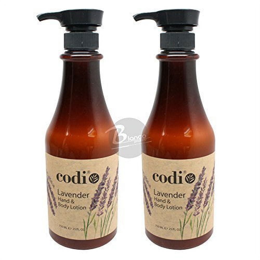 Codi Lavender Hand & Body Lotion 750ML 25oz 2pc C6