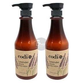 Codi Lavender Hand & Body Lotion 750ML 25oz 2pc C6