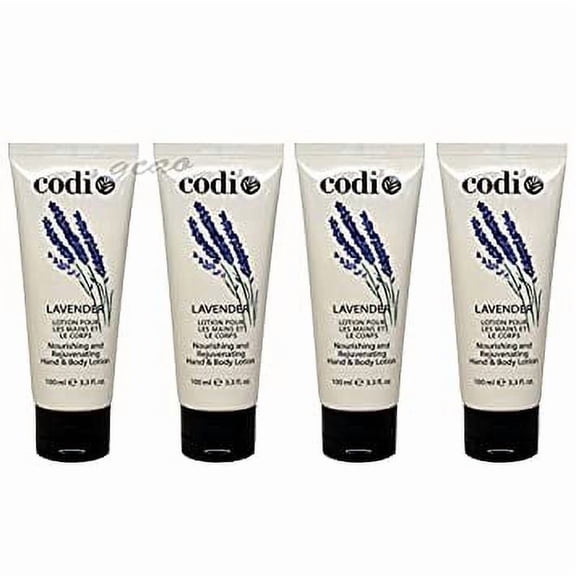 Codi Lavender Hand & Body Lotion Nourishing and rejuvenating 3.3 oz - 4 PC