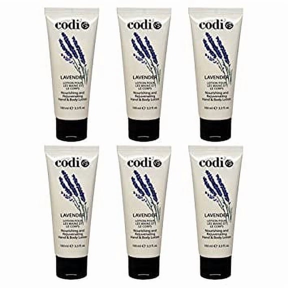 Codi Lavender Hand & Body Lotion Nourishing and rejuvenating 3.3 oz - Pack of 6