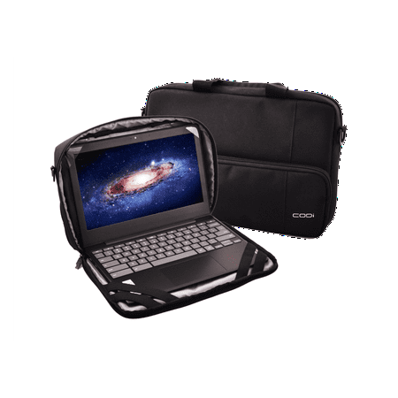 CODi Alunno Always-On 13.3" Chromebook Case – Antimicrobial, Drop-Resistant, with Asset Tag Pouch & Accessory Storage