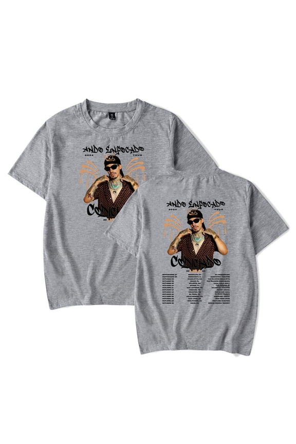Codiciado Ando Enfocado Tour T-Shirt Merch For Women/Men Unisex O-neck Short Sleeve Tshirt Streetwear