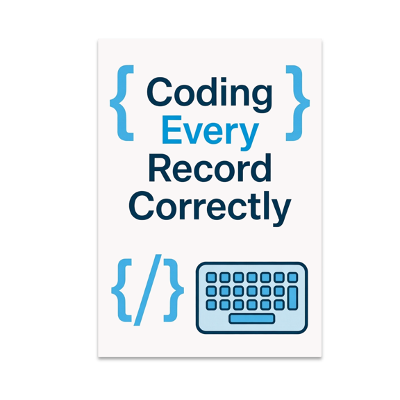 Coding Every Record Correctly - Medical Coder - 13x19 Poster Print