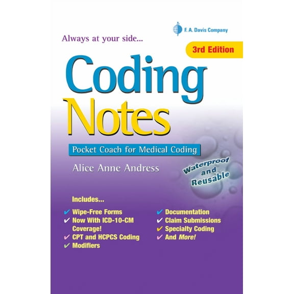 Coding Notes: Pocket Coach for Medical Coding, (Spiral-Bound)