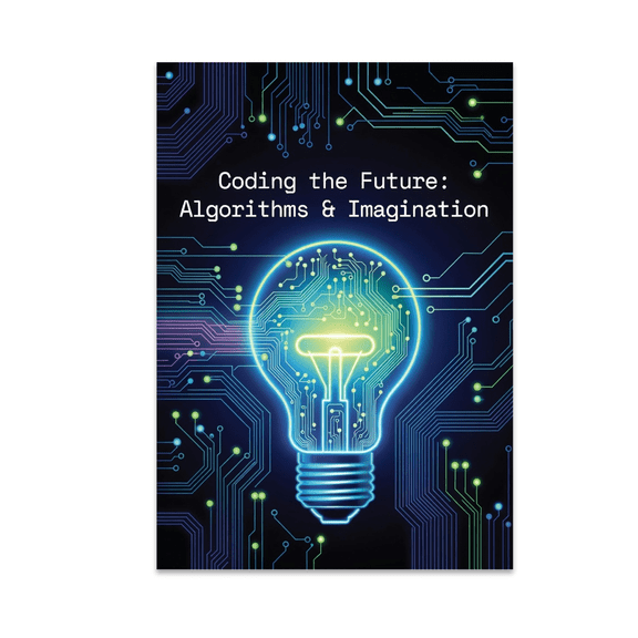 Coding the Future: Algorithms & Imagination - Tech Enthusiast - 13x19 Poster Print