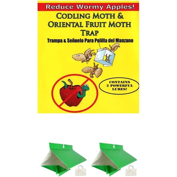 Codling Moth & Oriental Fruit Moth Trap (2 Pack, 8 Week)