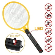 Codream Rechargeable Indoor & Outdoor Bug Zapper Racket with LED Light, Yellow