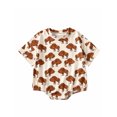 thumbnail image 1 of Coduop Baby Boys Bodysuit Rompers Short Sleeve Cattle Print Summer Newborn Jumpsuit Playsuits, 1 of 8