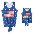 thumbnail image 1 of Coduop Independence Day Mommy and Me Vest Women Girls 4th of July Sleeveless Stars Stripes Tank Top, 1 of 10