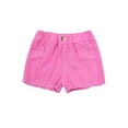 thumbnail image 1 of Coduop Kids Girls Denim Shorts High Elastic Waist Ripped Jeans Raw Hem Short Pants, 1 of 6