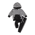 thumbnail image 1 of Coduop Toddler Baby Boys Long Sleeve Hoodie Pullover Sweatshirt Long Pants Set 1-5 Years, 1 of 8
