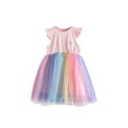 thumbnail image 1 of Coduop Toddler Baby Girl Tutu Dress Short Sleeve Tulle Party Sundress Dresses, 1 of 6